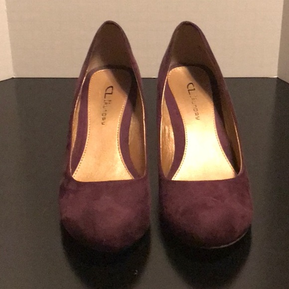 CL by Laundry Shoes - Suede Wedge Pump